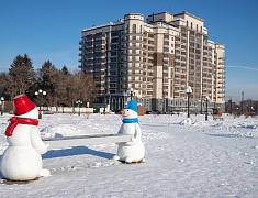 Благовещенск преображается к Новому году