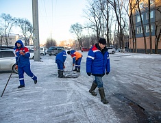Рабочий выезд мэра по нарушению работы коллектора по Пушкина, 110