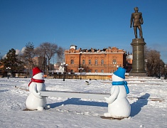 Благовещенск преображается к Новому году