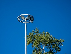 Мэр Благовещенска Олег Имамеев проверил готовность «умной» спортплощадки в Моховой Пади