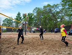 Турнир по пляжному волейболу с участием ветеранов СВО прошел в Благовещенске