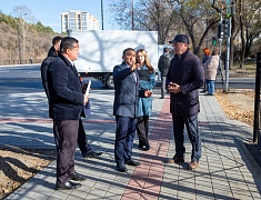 Мэр Благовещенска провел рабочую встречу по благоустройству улицы Горького