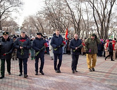 Память воинов-интернационалистов почтили в Благовещенске