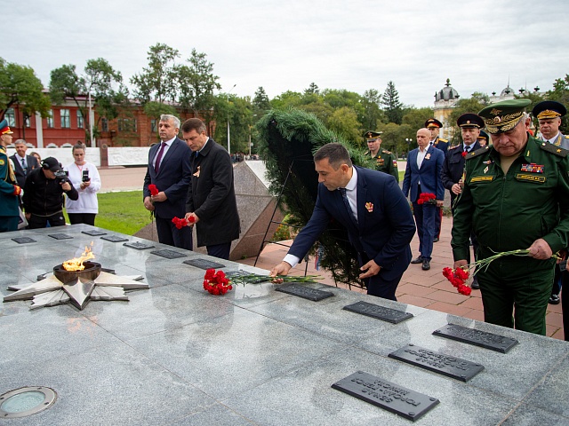 В Благовещенске почтили память погибших во Второй мировой войне