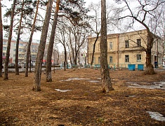 Мэр Благовещенска Олег Имамеев провел выездное совещание по благоустройству сквера водников