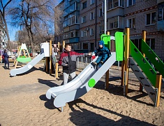 Открытие обновлённого двора на Чайковского, 47