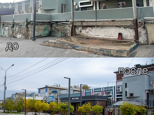 #Благовещенск_до_и_после : преображение торгового центра «Чайка»