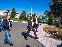 Выездное совещание мэра по содержанию общественной территории в селе Плодопитомник