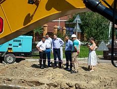 Олег Имамеев проконтролировал работы по реконструкции тепловых сетей