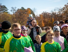 Сто юных благовещенцев с особенностями здоровья пробежали марафон