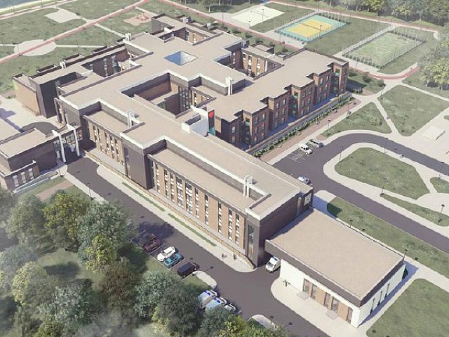 Строительство Дома социального обслуживания в Благовещенске перешло на новый этап