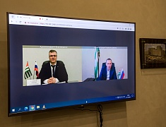 Подписание протокола намерений о сотрудничестве с Гагрским районом Абхазии