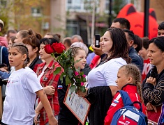 Торжественное открытие набережной реки Зея