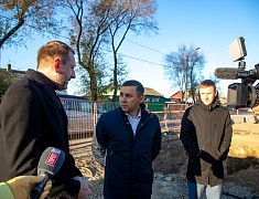 Участок Ленина – Нагорная стал местом рабочего совещания мэра