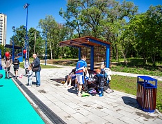 Лесную спортплощадку открыли в Благовещенске