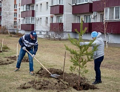 Сотрудники городской администрации во главе с мэром Олегом Имамеевым присоединились к традиционной акции «Город берегу»