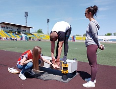 Семья из Благовещенска на областном Фестивале ГТО