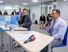 Встреча мэра Олега Имамеева со студентами АмГУ