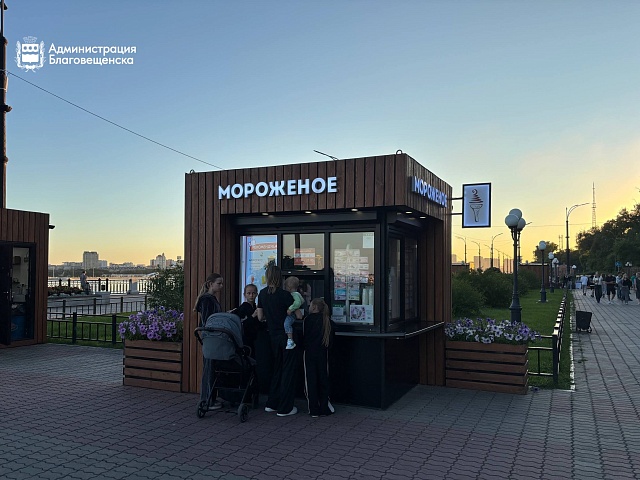 В Благовещенске к единому стилю привели почти три сотни нестационарных торговых объекта 