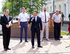 В Благовещенске торжественно открыли «Мурал Победы»