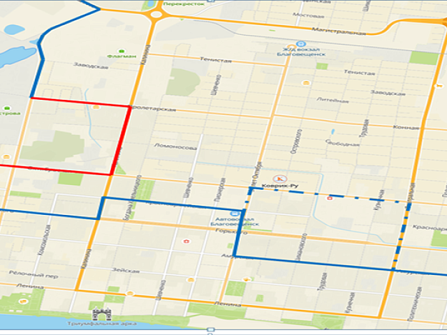 Изменилась схема движения маршрута № 36