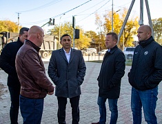 Мэр Благовещенска Олег Имамеев в рамках выездного совещания проконтролировал ход работ на улице Горького