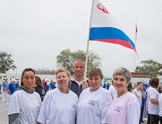 Порядка 350 благовещенцев вышли на общегородскую зарядку