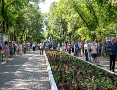 В Благовещенске открыли временный мемориал памяти участников локальных войн и конфликтов
