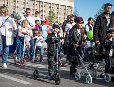 Парад семей и трудовых династий в честь празднования дня рождения Благовещенска