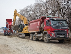 Мэр Благовещенска Олег Имамеев проконтролировал ход работ на улице Ленина