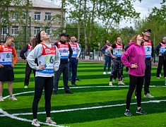 На базе школы № 10 прошли соревнования среди педагогов городских школ