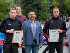 Мэр Олег Имамеев поздравил участников «Дворового турнира» с закрытием сезона