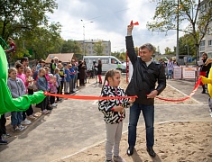 В Благовещенске открыли ещё одну территорию, благоустроенную по программе «1000 дворов»