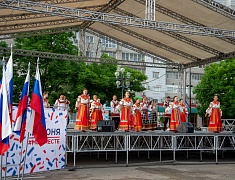 Вместе мы – Россия: праздничный концерт прошел в Благовещенске 