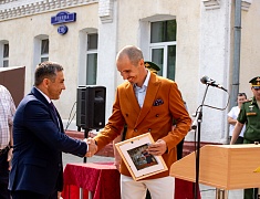 В Благовещенске торжественно открыли «Мурал Победы»