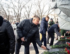 Память воинов-интернационалистов почтили в Благовещенске