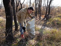 В рамках акции «Город берегу» большой субботник прошел на улице Чайковского