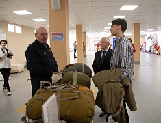 В школе №16 открыли месячник оборонно-массовой, военно-патриотической и спортивной работы