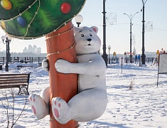 Благовещенск преображается к Новому году