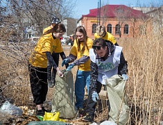 В Благовещенске прошел «здоровый» субботник