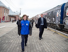 Благовещенск встретил «Поезд Победы»