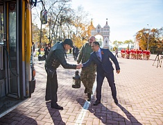 Автобус Победы вернулся в Благовещенск