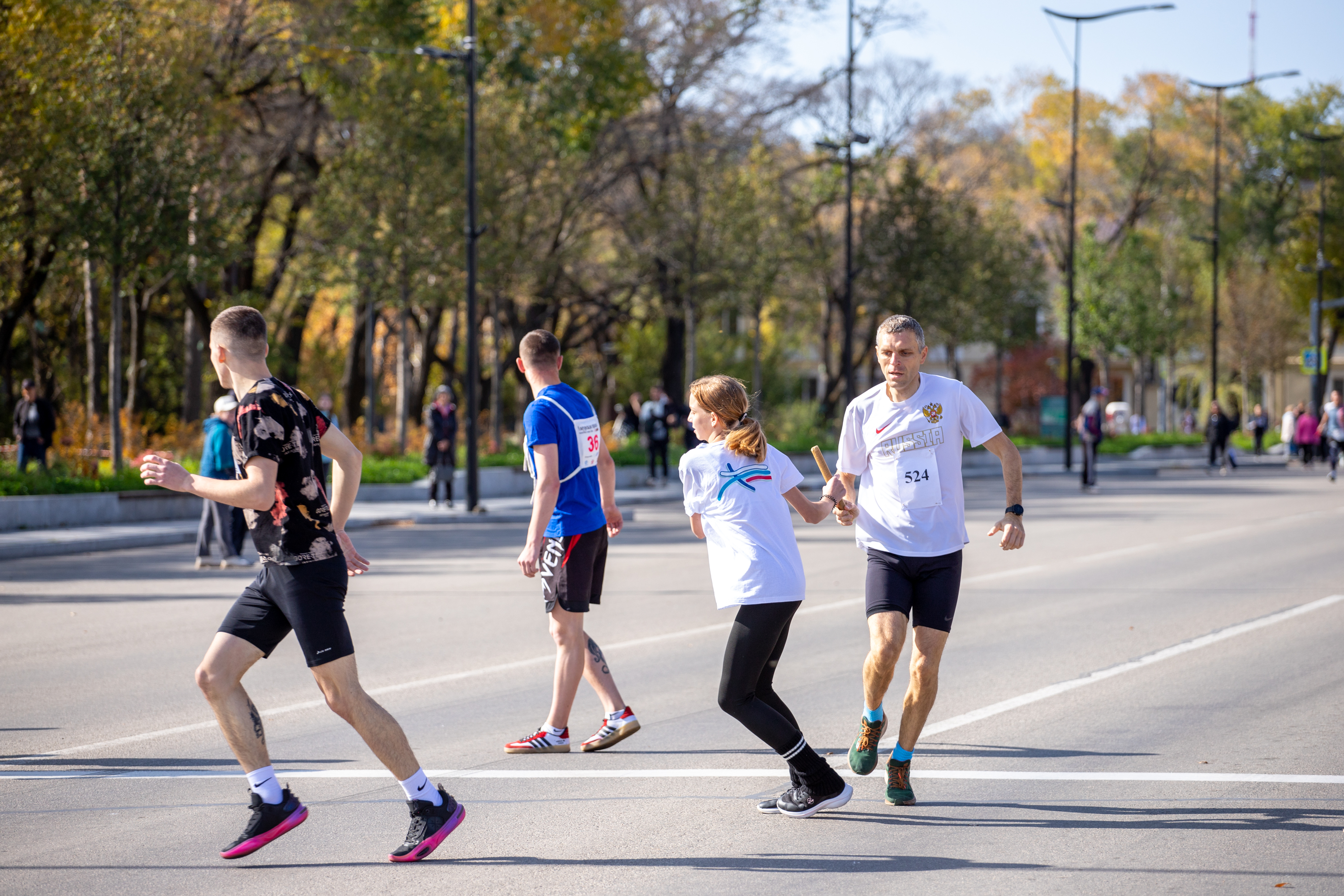 В Благовещенске прошла эстафета памяти Григория Белоуса