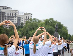 Порядка 350 благовещенцев вышли на общегородскую зарядку