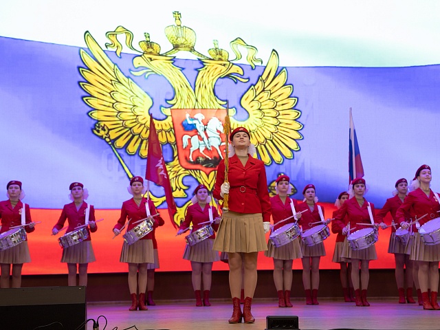 В школе №16 открыли месячник оборонно-массовой, военно-патриотической и спортивной работы