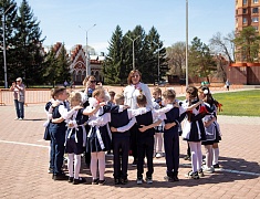 Посвящение школьников Благовещенска в «Орлята России» 