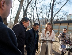 В областном центре приступили к благоустройству сквера на Калинина – Ломоносова