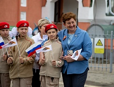 "Поезд Дружбы" встретили на железнодорожном  вокзале Благовещенска