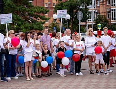 По Благовещенску прошел «Парад семей»