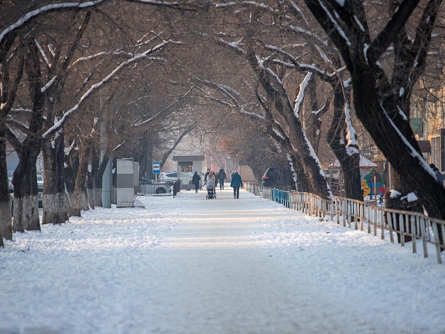 В Благовещенск придет сильный снег  